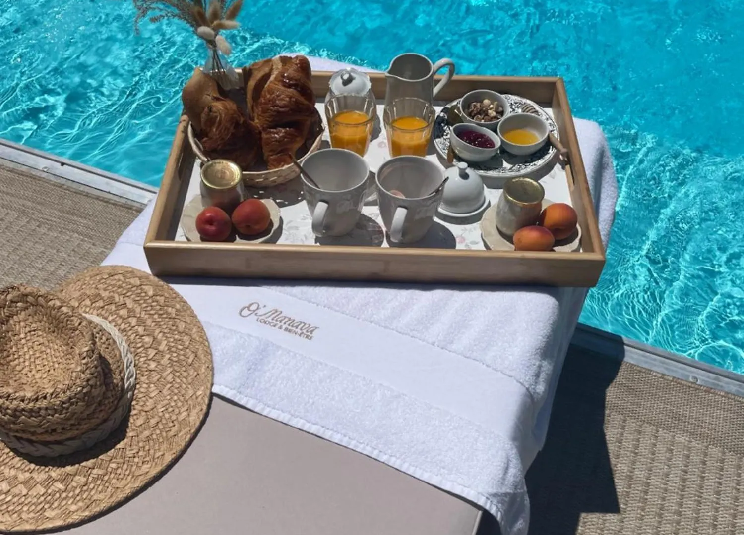 O'Manava Lodge Et Bien-Etre Virac Couette-café